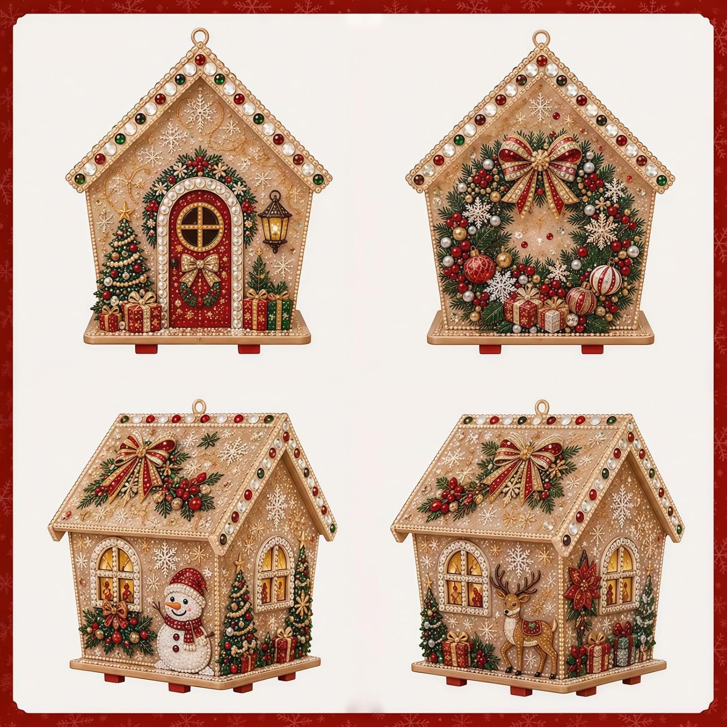 Home Decor Xmas Gifts - Kit de Pintura em Diamante DIY