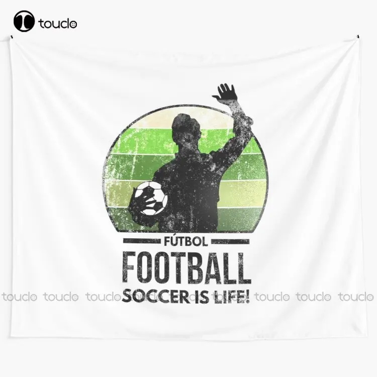 Review Home Decor - Novo futbol futebol é vida tapeçaria