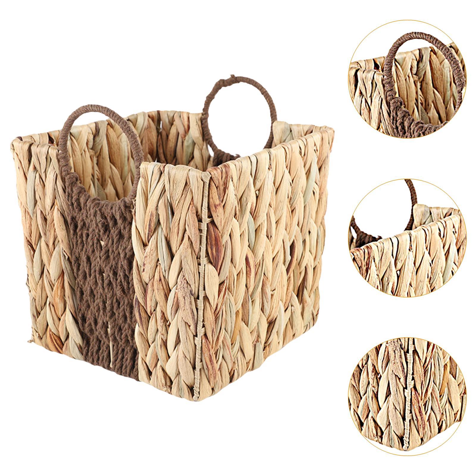 Home Decor Hampers - Cesto de Armazenamento Trançado para Decoração