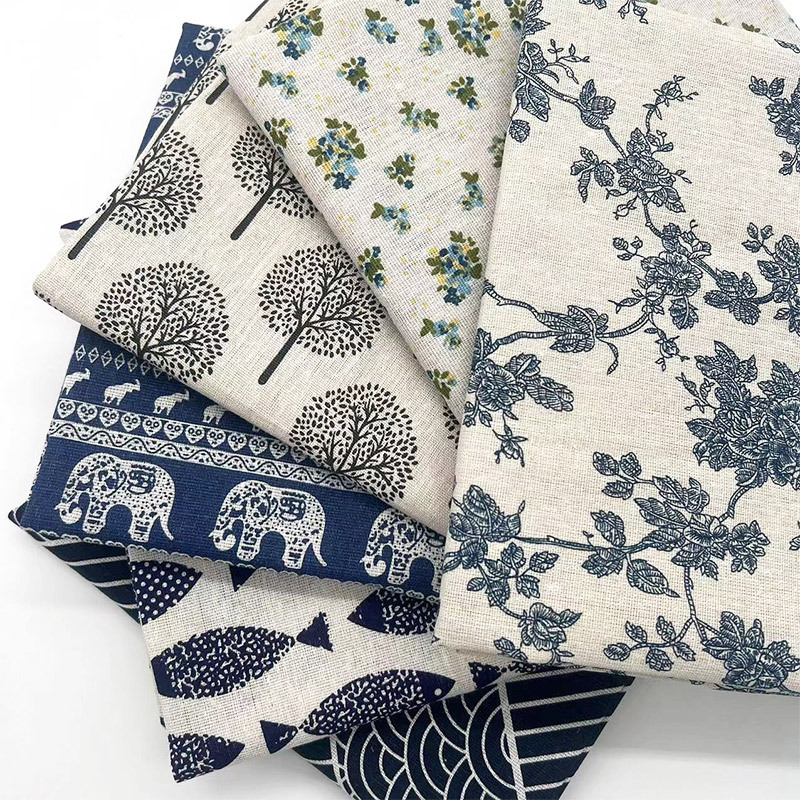 Home Decor Fabric - Tecido Retro Boho Floral em Mistura
