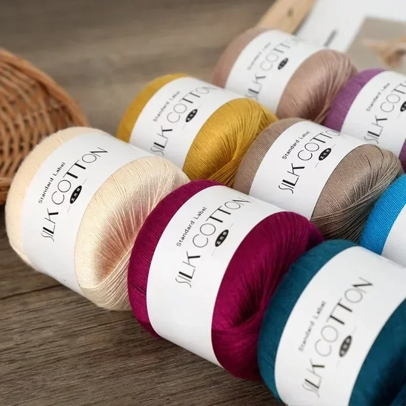 Yarn Home Decor - 50 g/pc renda de seda algodão