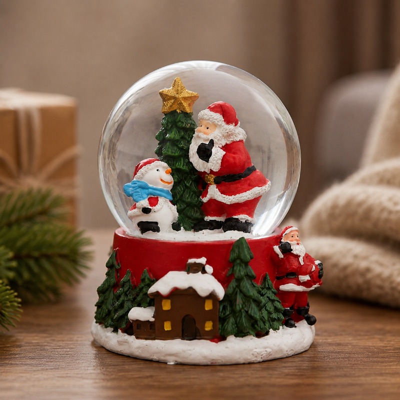 Home Decor Xmas Gifts - Globo de Neve do Papai Noel