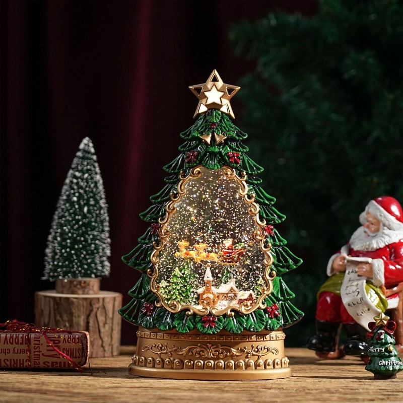 Home Decor Xmas Gifts - Caixa de Música Globo de Neve