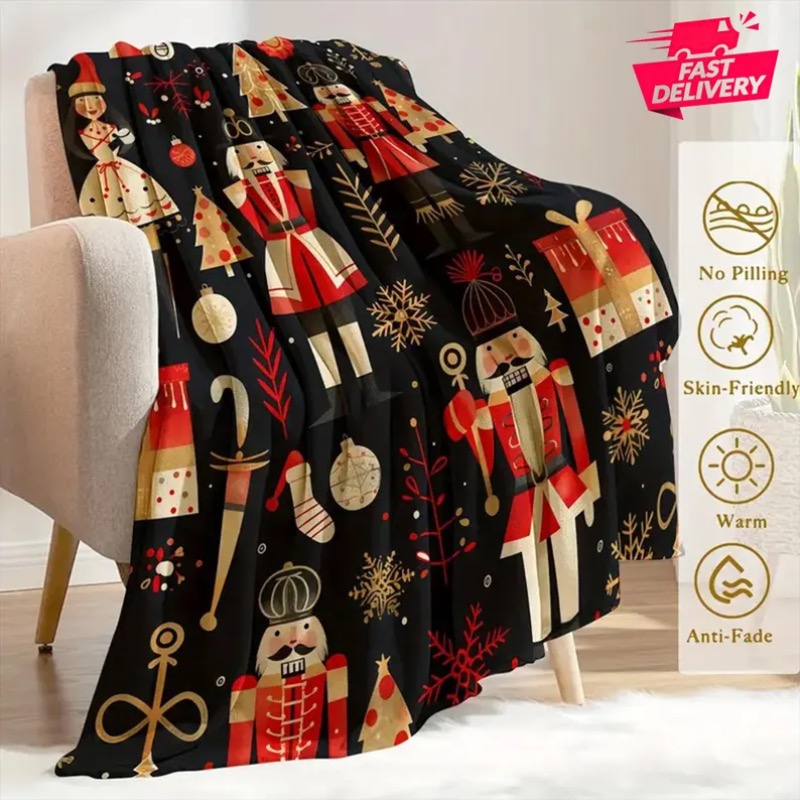 Home Xmas Decor Ideas - Cobertor de natal rena presentes do