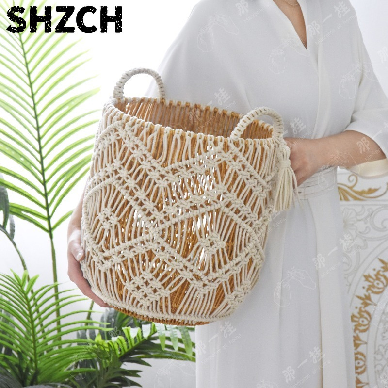 Home Decor Hampers - Cesto de Armazenamento Artesanal Original, Cesto