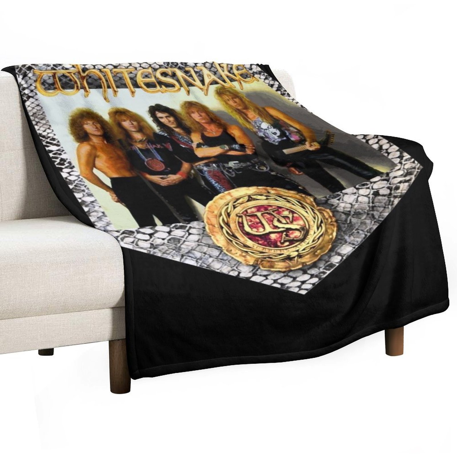 Home Decor Png - Whitesnake &x27;89 Classic T-Shirt.png Cobertor felpudo