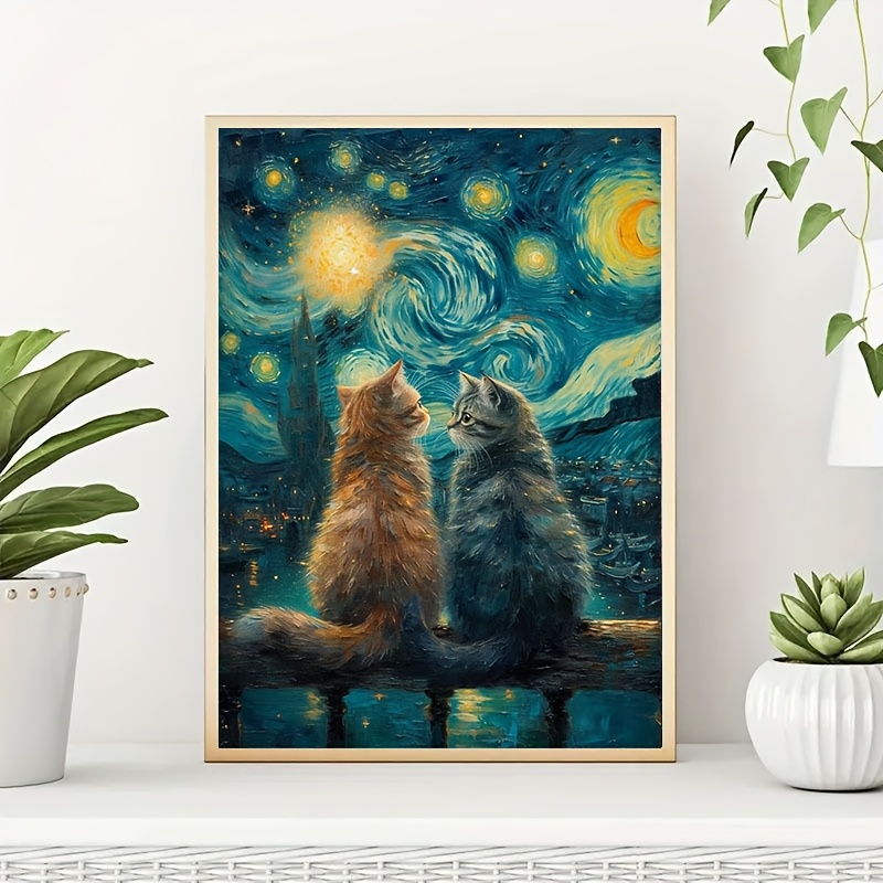 Home Decor Under 500 - Quebra-cabeças para adultos, 500/1000/1200/2000 peças, gato