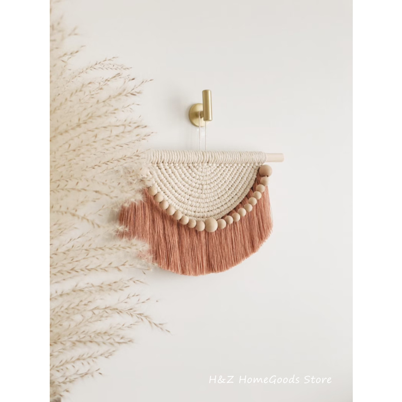 Yarn Home Decor - Macrame tapeçaria de suspensão da parede