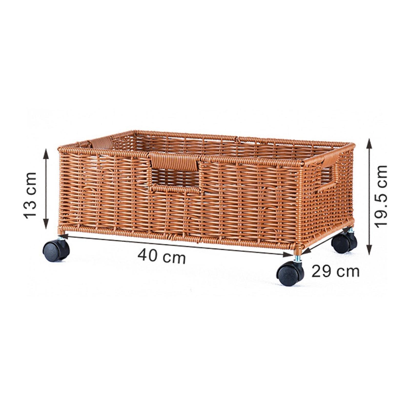 Home Decor Hampers - Cesto de Armazenamento com Rodas Decorativo