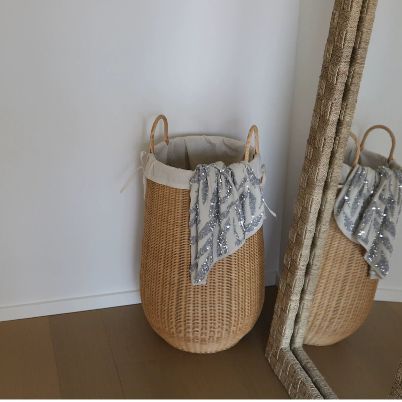 Home Decor Hampers - Cesto de Roupa Suja de Rattan