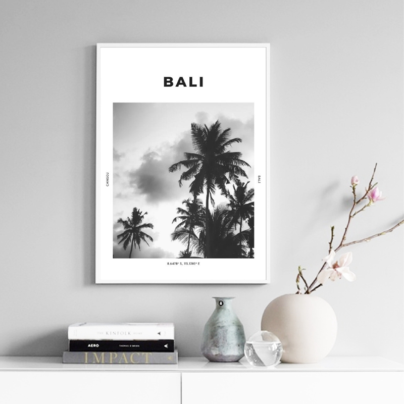 Bali viagens impressão preto b - Home Decor Ubud avaliação e preço