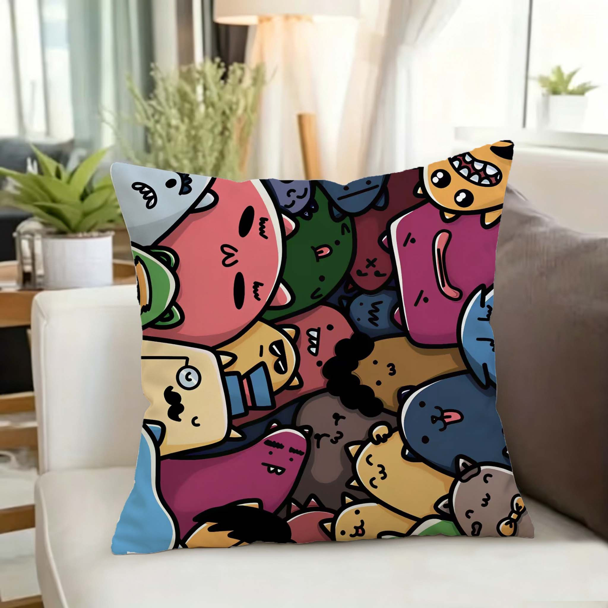 Capa de Almofada com Caras de  - Home Decor Emoji avaliação e preço