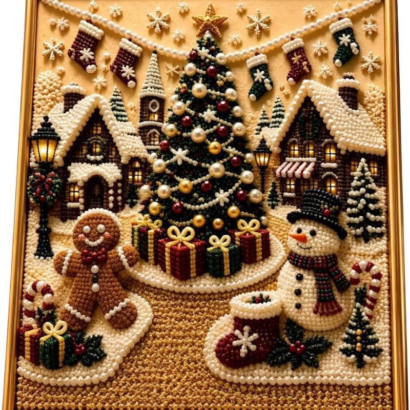 Kit de Pintura Diamante 5D DIY - Home Decor Xmas Gifts avaliação e preço