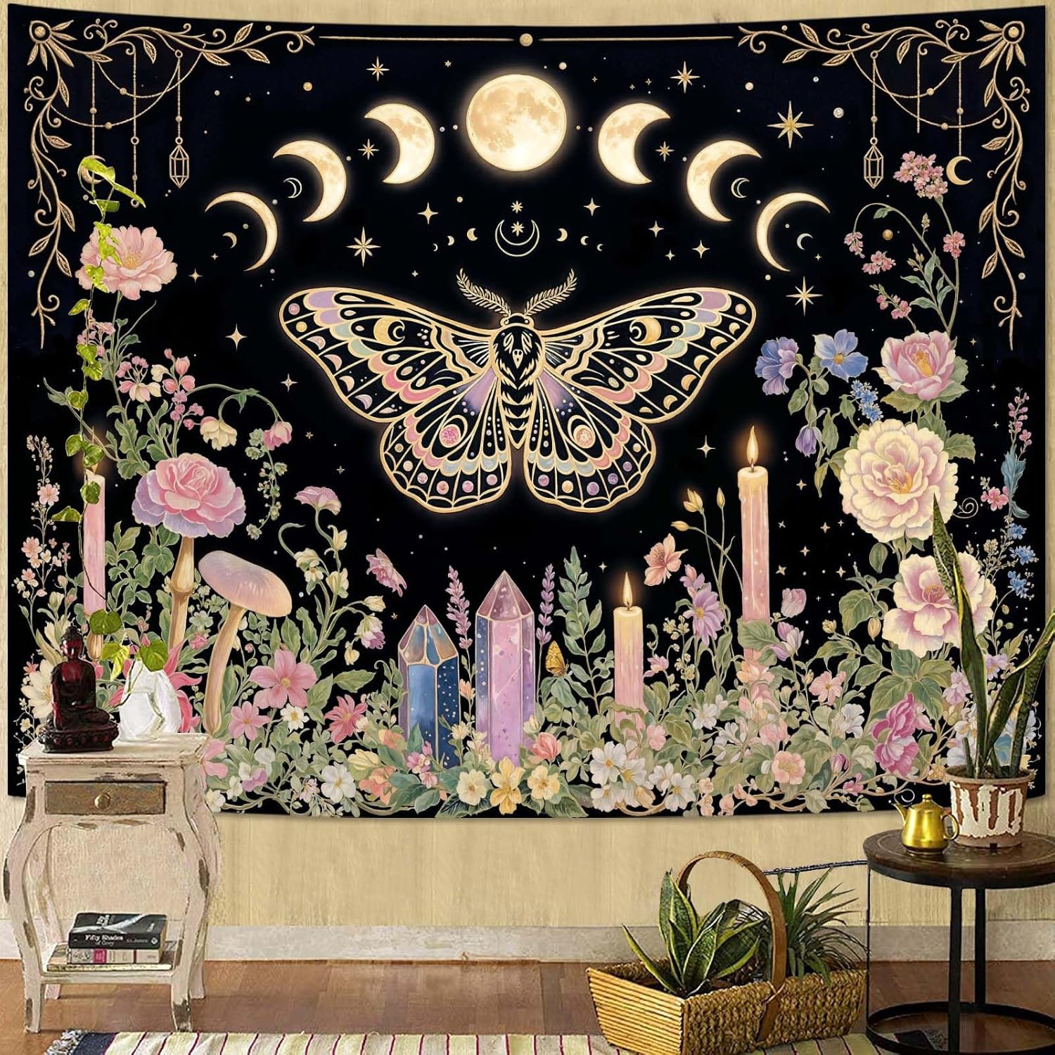 Tapeçaria de Parede Borboleta  - Aesthetic Tapestry avaliação e preço