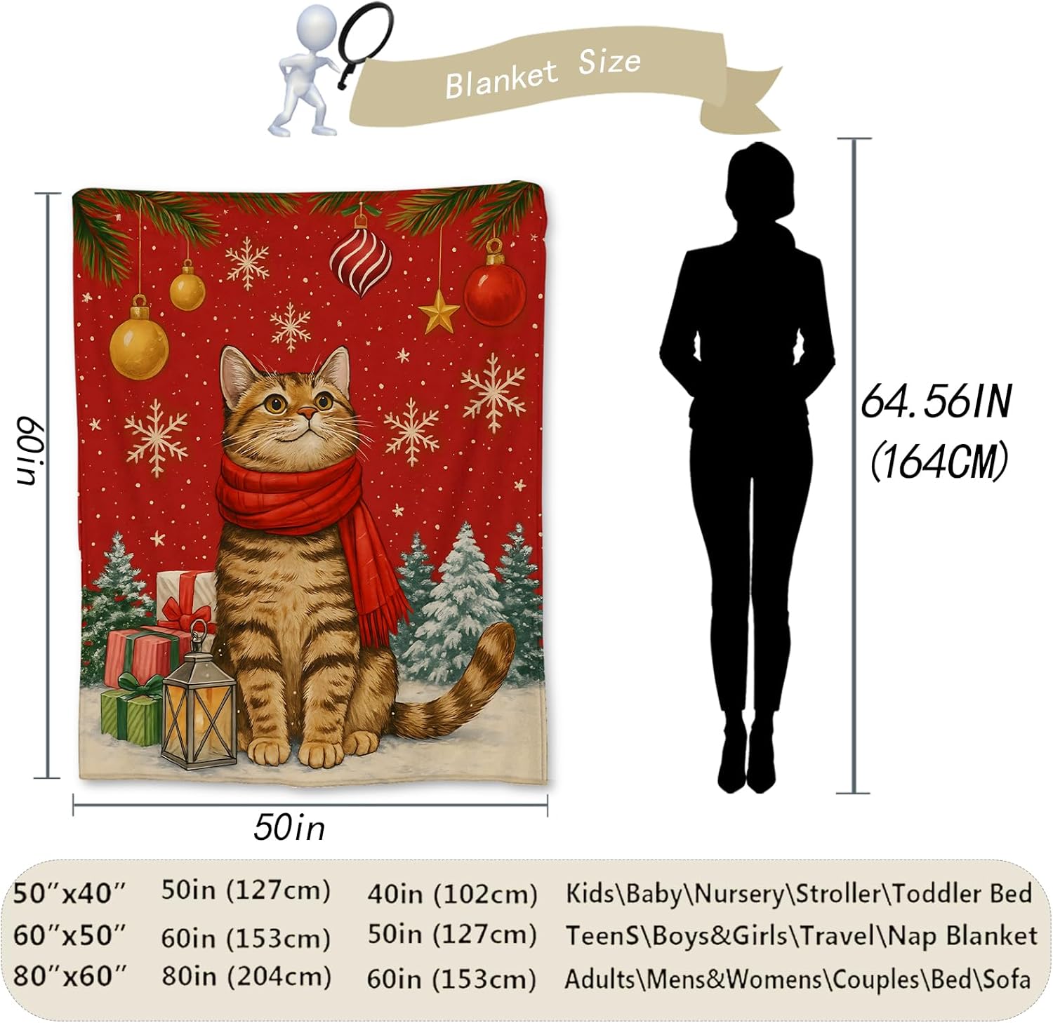Manta Decorativa de Natal com  - Home Xmas Decor Ideas avaliação e preço