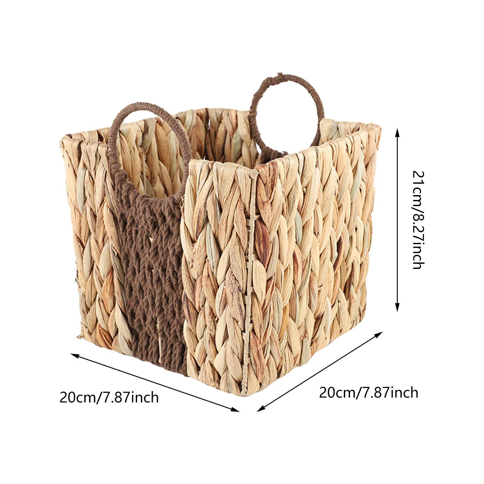 Cesto de Armazenamento Trançad - Home Decor Hampers avaliação e preço