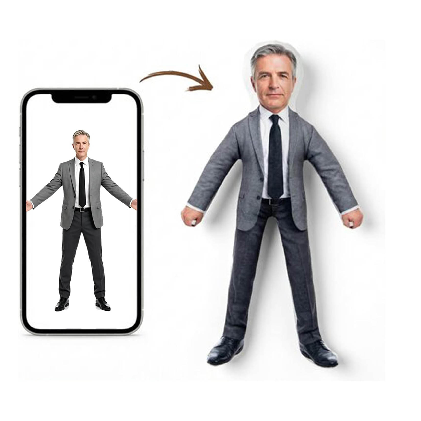 Boneco de Pelúcia Personalizáv - Home Decor Fabric avaliação e preço