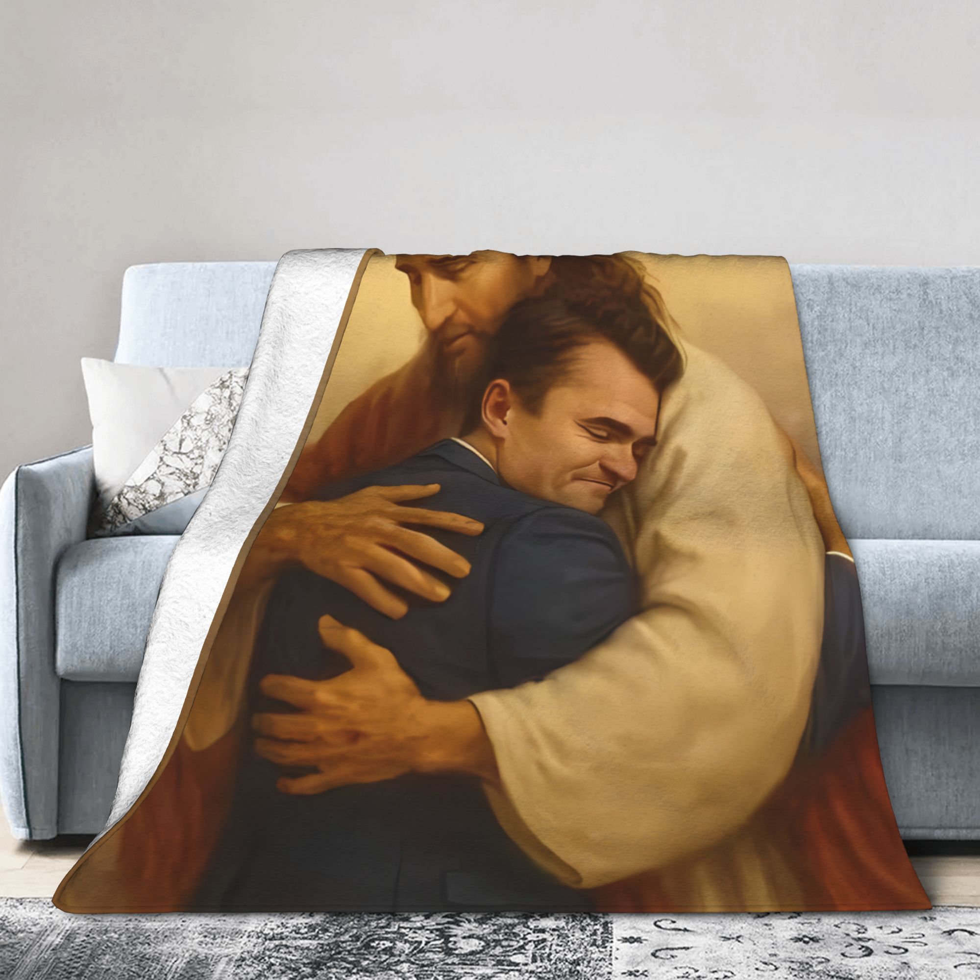 Manta Quente Charlie Kirk com  - Neutral Throw Blanket avaliação e preço