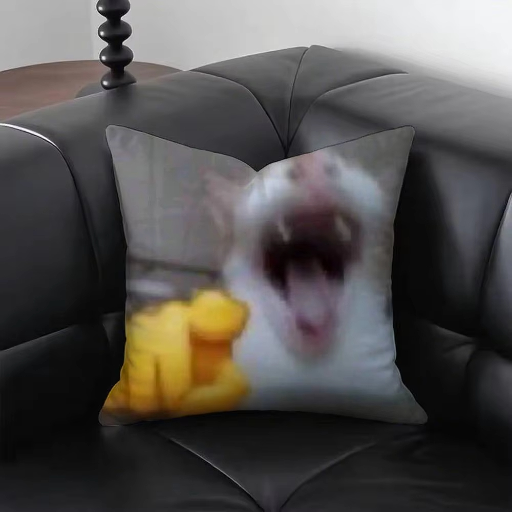 Engraçado gato m-meme capa de  - Home Decor Emoji avaliação e preço