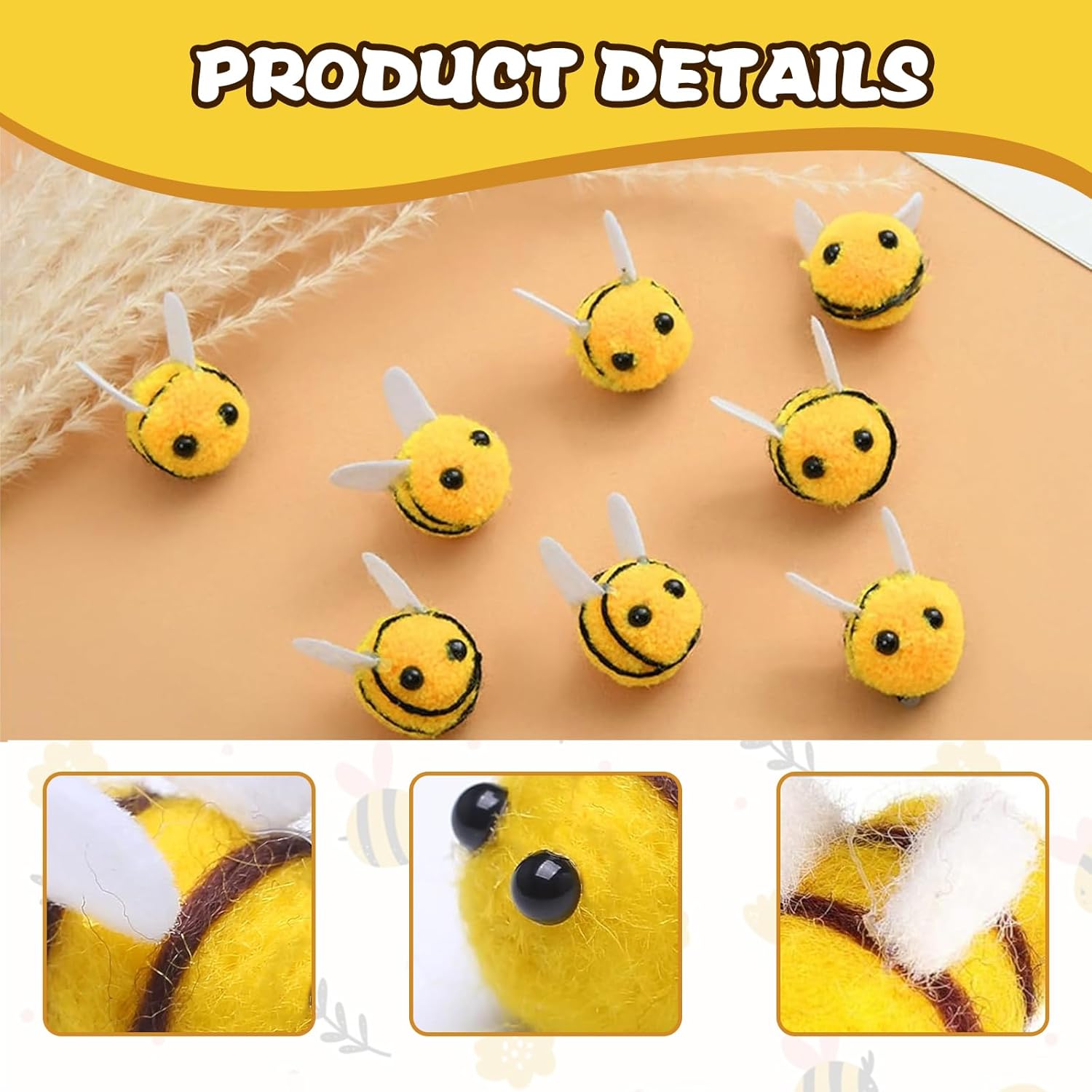 20 pçs abelha pompom bola de c - Home Decor Ikea avaliação e preço