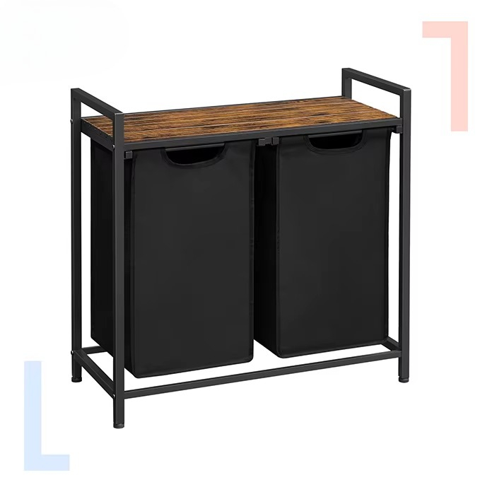 Cesto de lavanderia duplo deco - Home Decor Hampers avaliação e preço