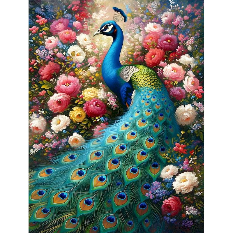 GATYZTORY Pintura de Pavão por - Home Decor Diy Ideas avaliação e preço