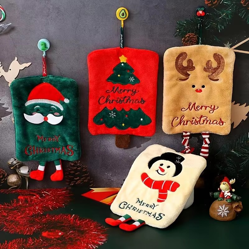Toalha de Mão de Natal para Pe - Home Decor Xmas Gifts avaliação e preço
