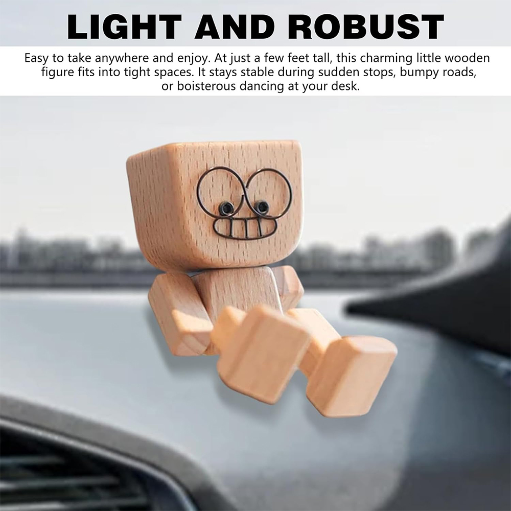 Boneco de Madeira Articulado d - Home Decor Emoji avaliação e preço