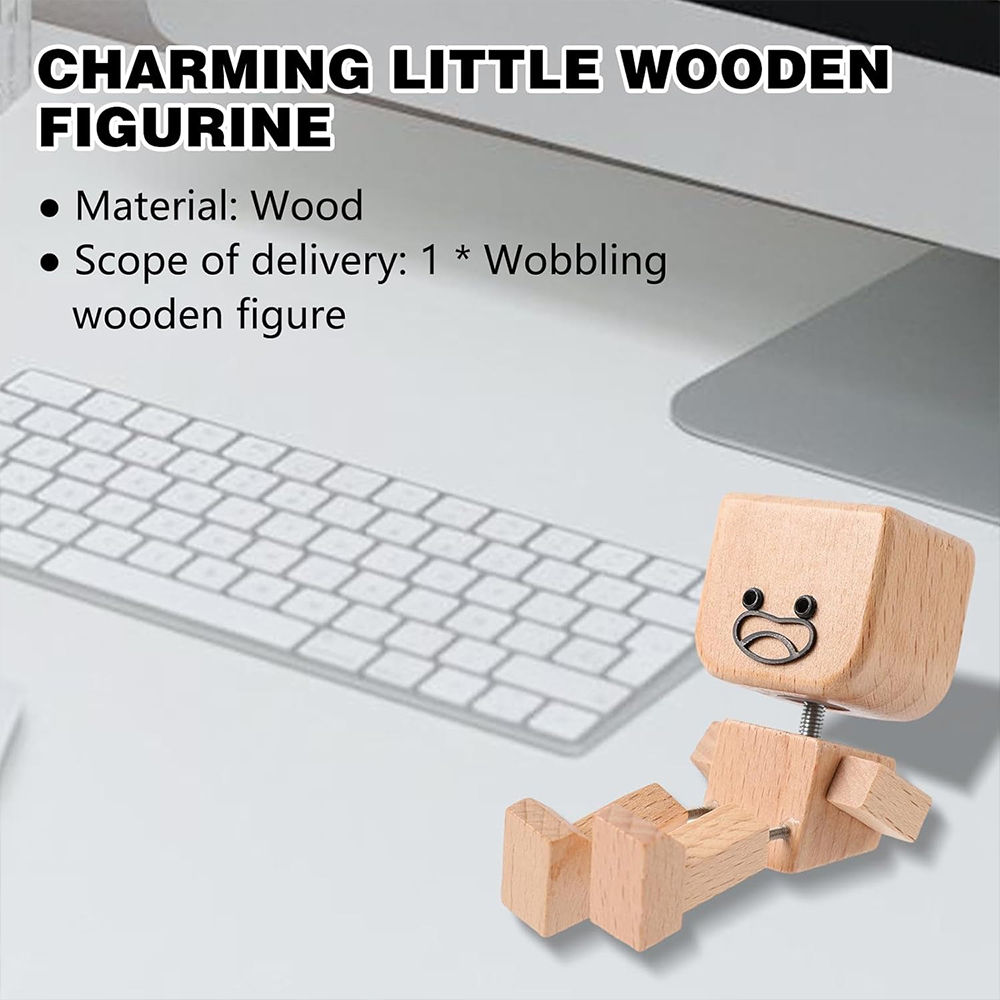 Boneco de Madeira Articulado d - Home Decor Emoji avaliação e preço