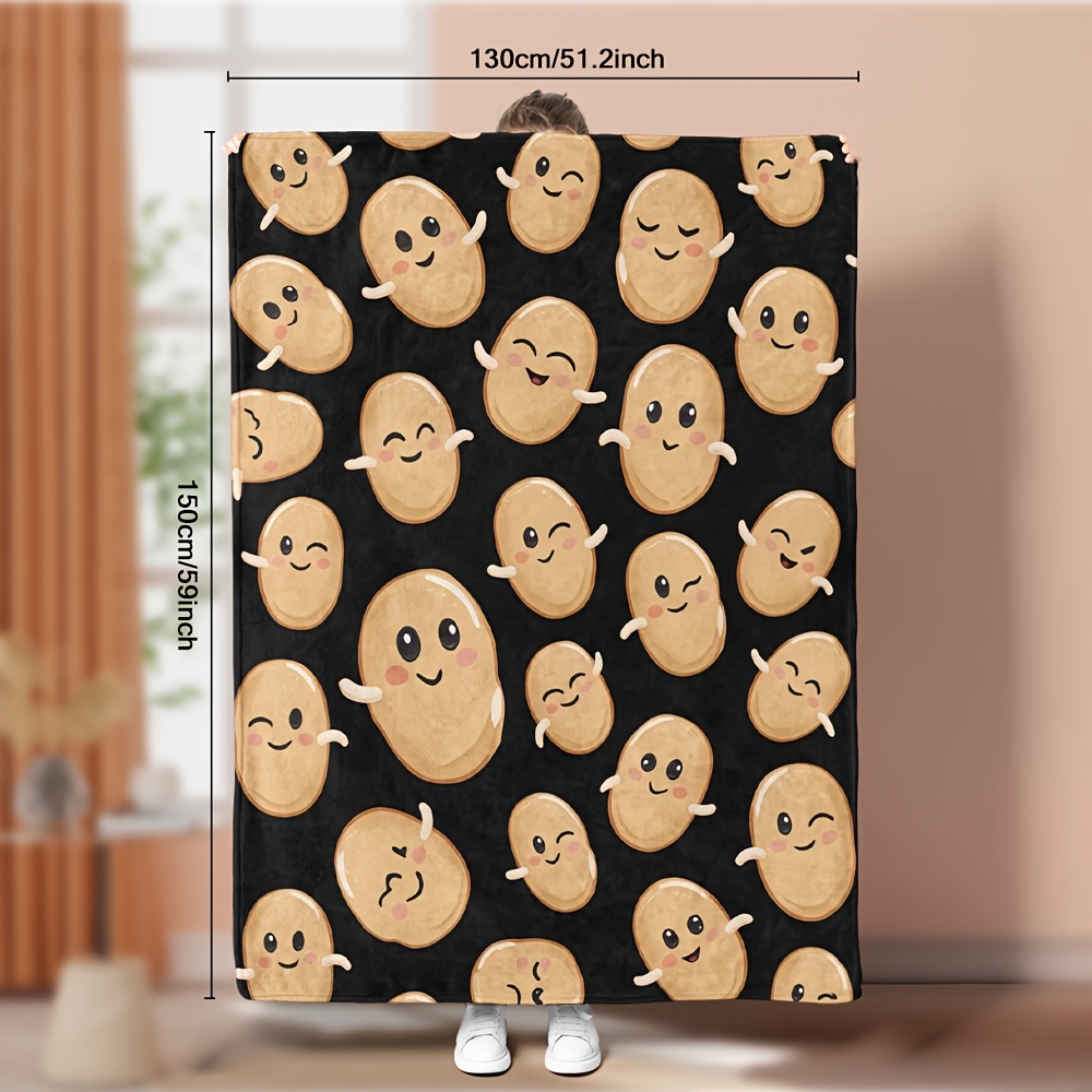 Cobertor Decorativo com Padrão - Home Decor Emoji avaliação e preço