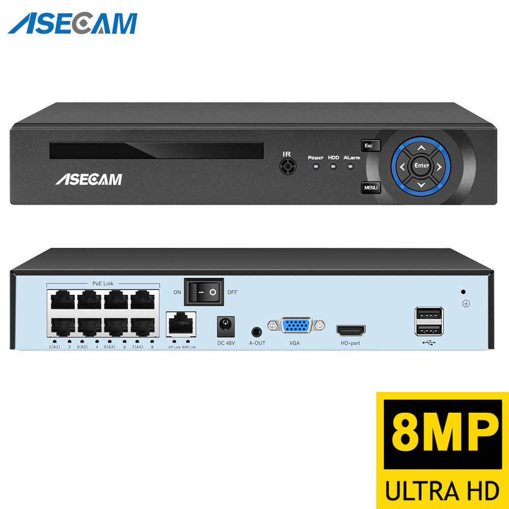 ASECAM 8MP 4K POE NVR Gravador - Home Decor Uk avaliação e preço