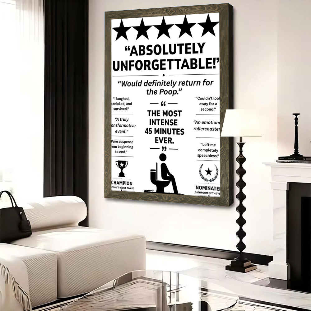 Pôster de lona impresso com re - Review Home Decor avaliação e preço