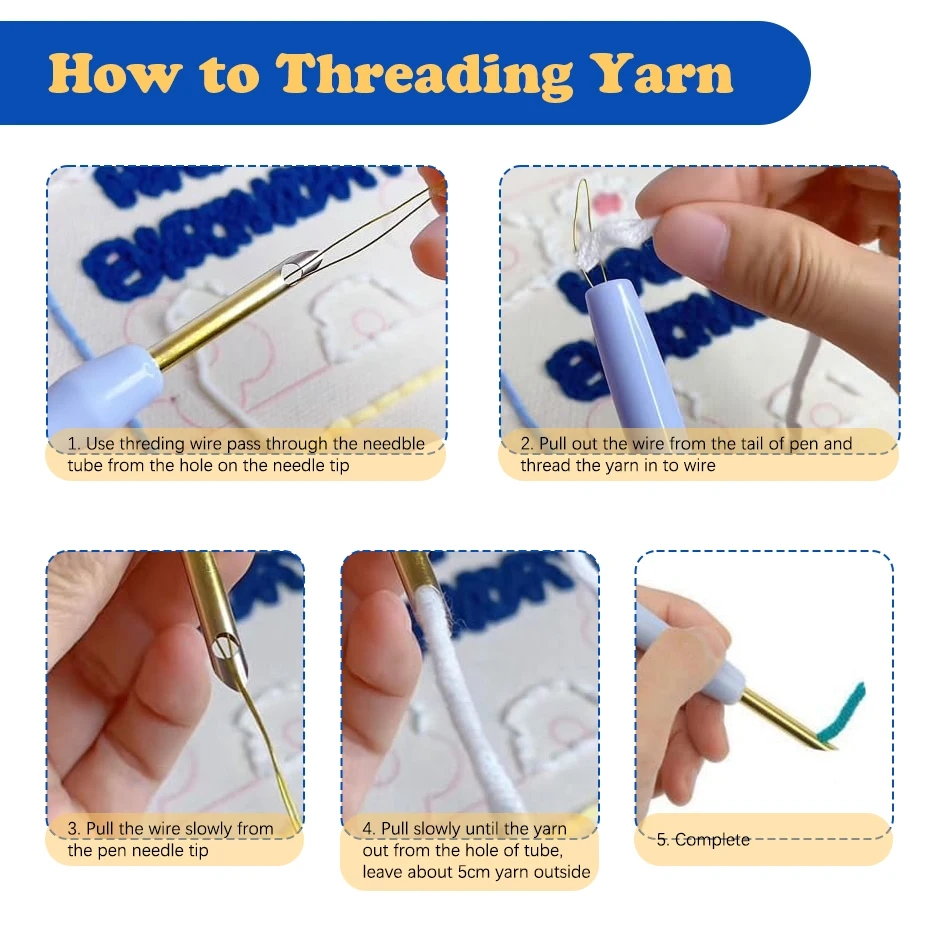 Kits de Bordado com Agulha Mág - Yarn Home Decor avaliação e preço