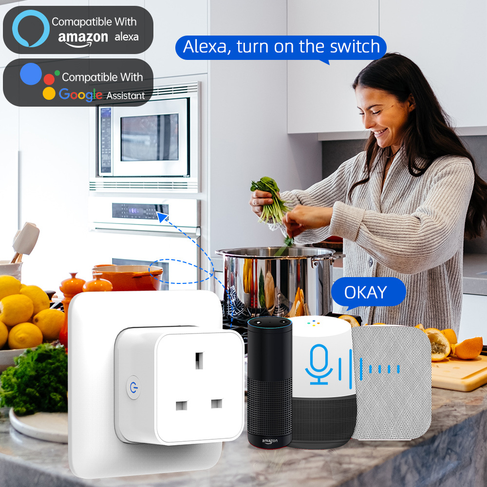 Tomada Inteligente Tuya 16A/20 - Home Decor Uk avaliação e preço