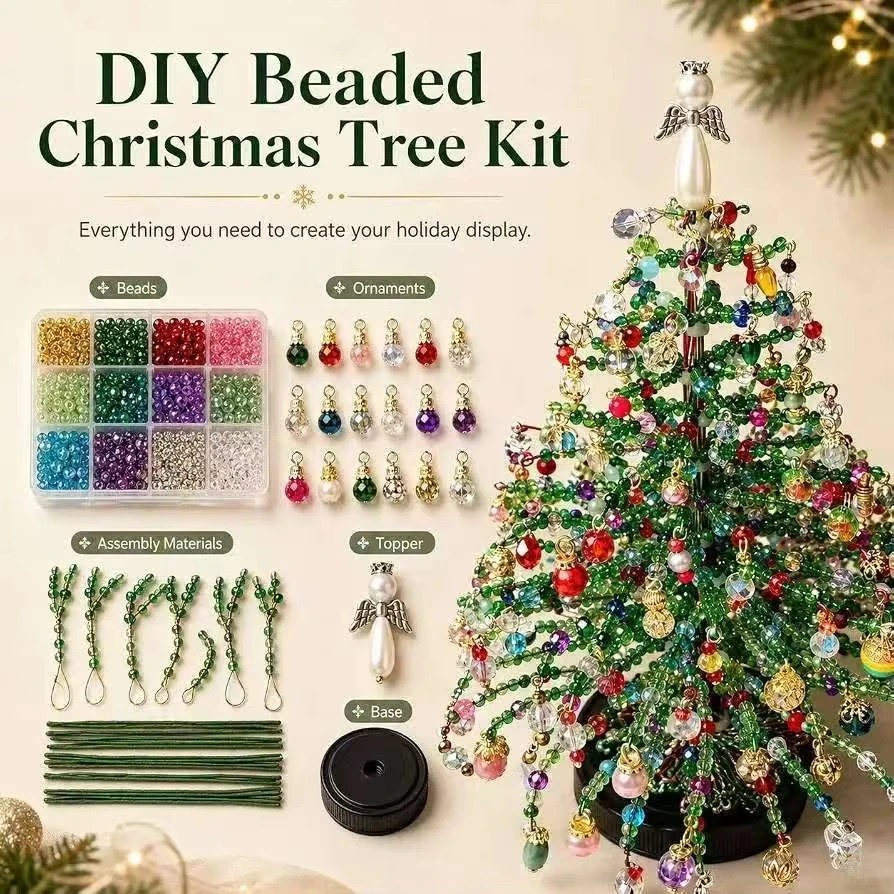 Kit de Miçangas para Árvore de - Home Decor Xmas Gifts avaliação e preço
