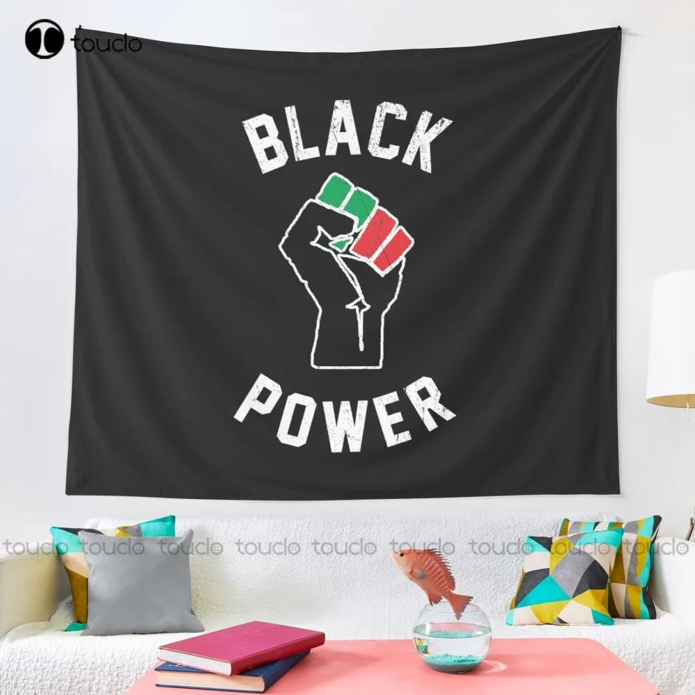Preto power punho tapeçaria si - Home Decor Website Free avaliação e preço