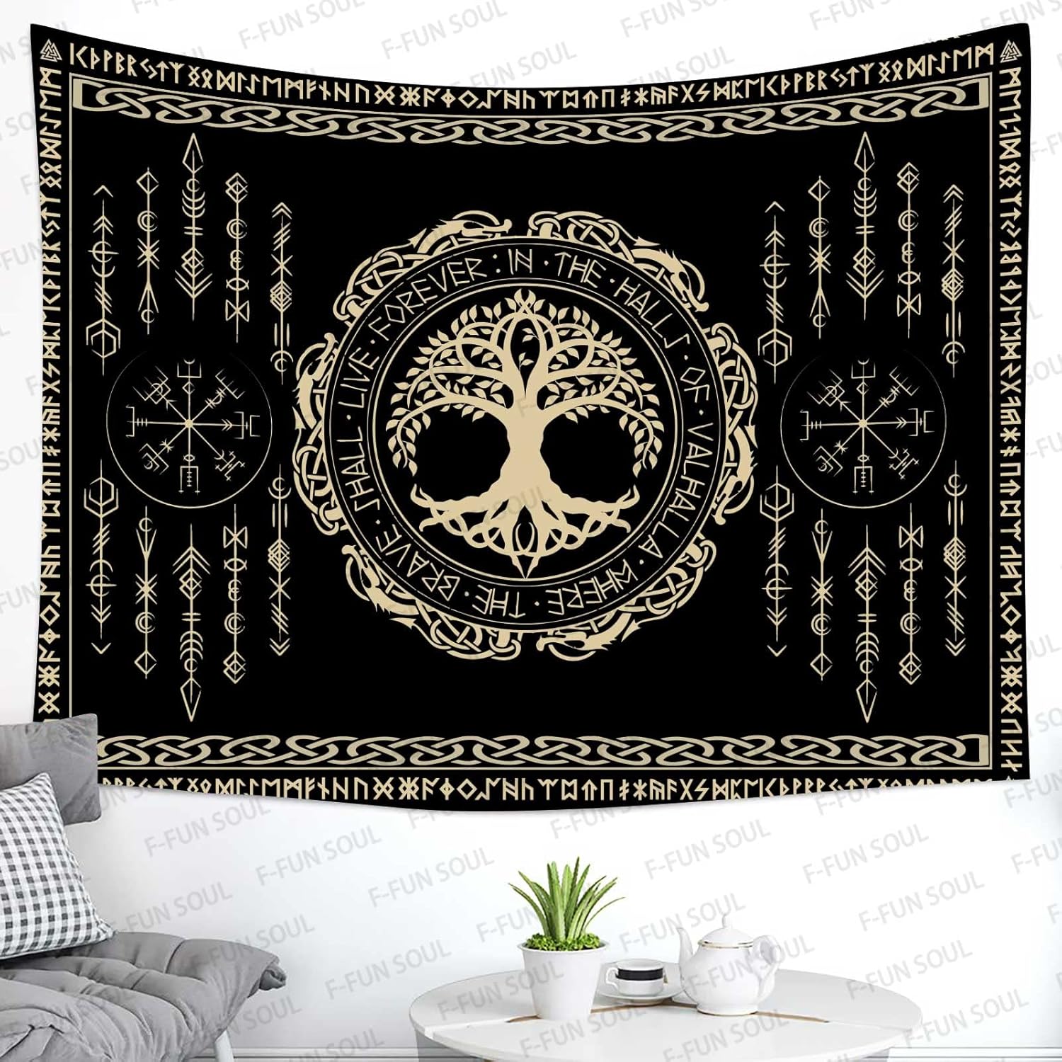 Tapeçaria de Mitologia Nórdica - Aesthetic Tapestry avaliação e preço