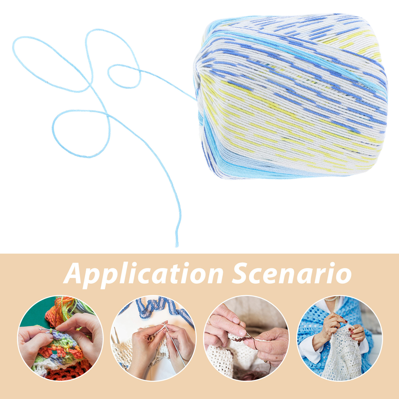 Fio de Crochê de Algodão Macio - Yarn Home Decor avaliação e preço