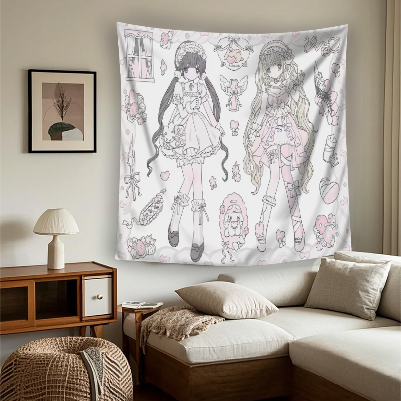1PC Tapeçaria Digital Impressa - Aesthetic Tapestry avaliação e preço