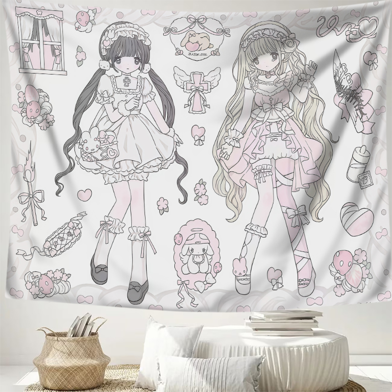 1PC Tapeçaria Digital Impressa - Aesthetic Tapestry avaliação e preço
