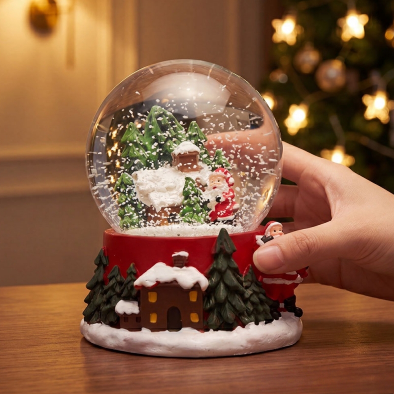 Globo de Neve do Papai Noel Nã - Home Decor Xmas Gifts avaliação e preço