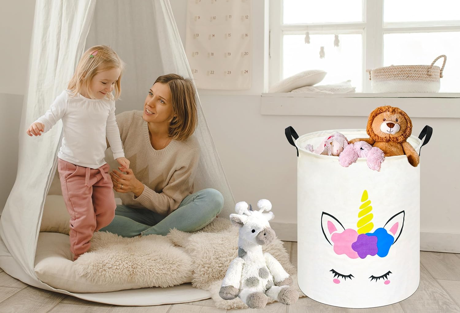 Cesta de Lavanderia Redonda de - Home Decor Hampers avaliação e preço