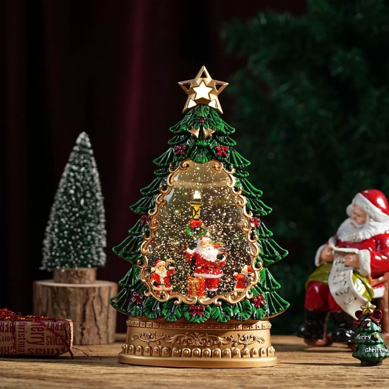 Caixa de Música Globo de Neve  - Home Decor Xmas Gifts avaliação e preço