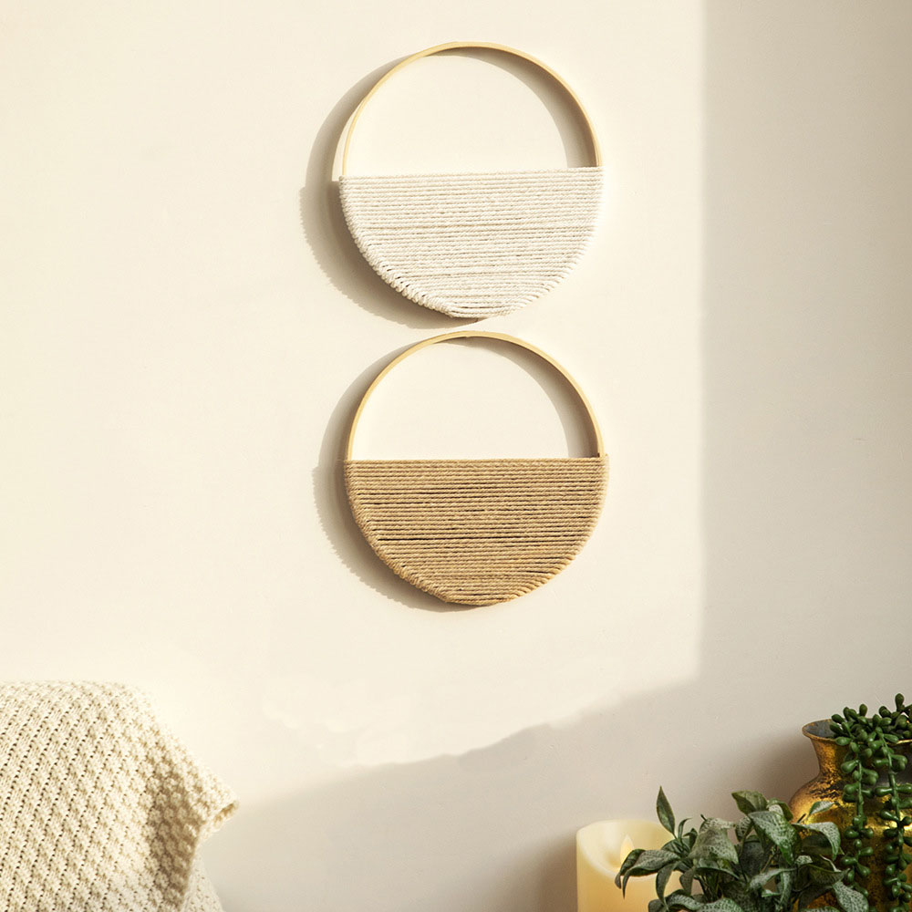 2 peças de tapeçaria redonda d - Aesthetic Tapestry avaliação e preço