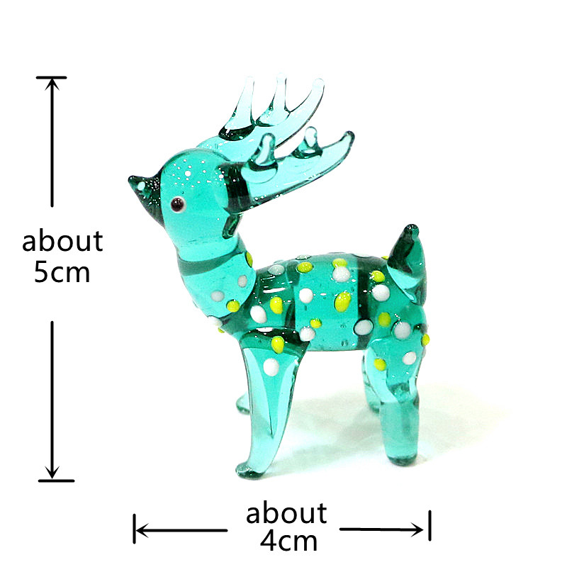 Figurinha de Vidro de Veado de - Home Xmas Decor Ideas avaliação e preço