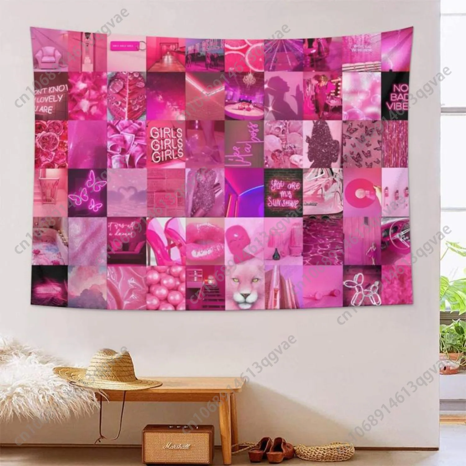 Tapeçaria Decorativa Rosa Esti - Aesthetic Tapestry avaliação e preço