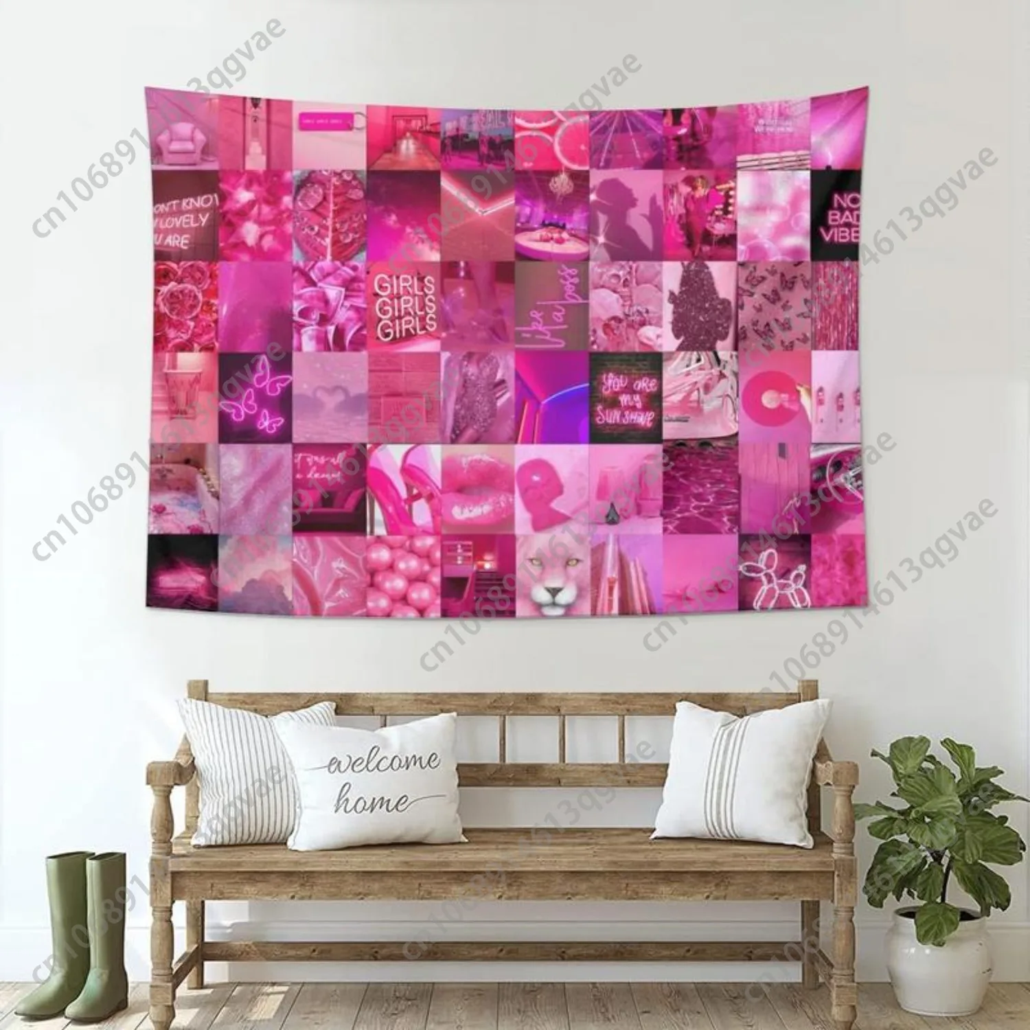 Tapeçaria Decorativa Rosa Esti - Aesthetic Tapestry avaliação e preço