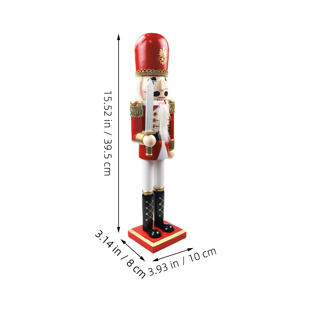 Estatueta de soldado de madeir - Home Xmas Decor Ideas avaliação e preço