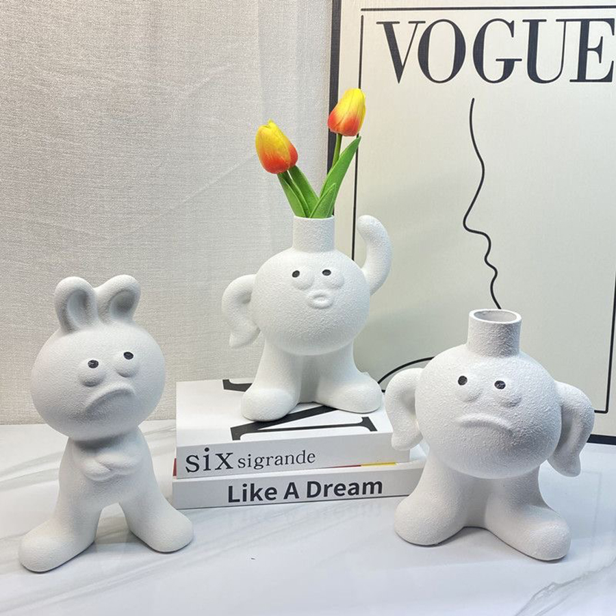 Vaso de flores de cerâmica cri - Home Decor Emoji avaliação e preço