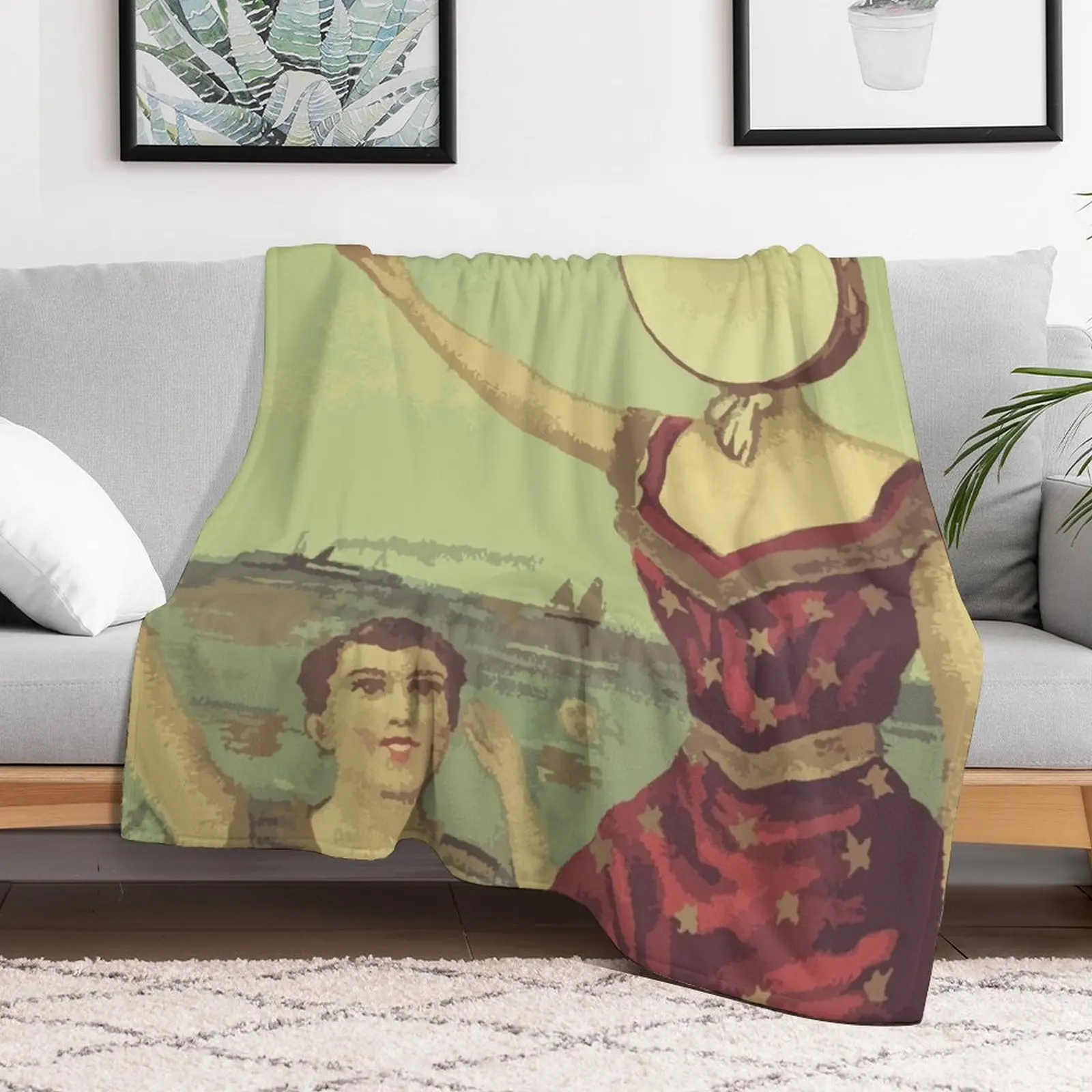 Neutral Milk Hotel In the Aero - Neutral Throw Blanket avaliação e preço